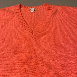Bright coral sweater